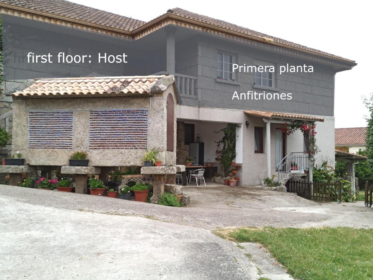 Casa Rural Area con piscina Gondomar Esterno foto