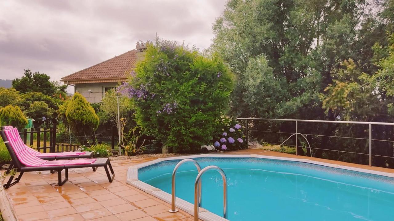 Casa Rural Area con piscina Gondomar Esterno foto