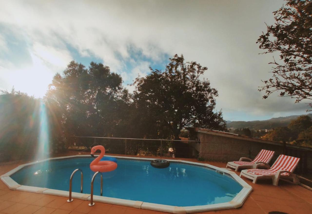 Casa Rural Area con piscina Gondomar Esterno foto