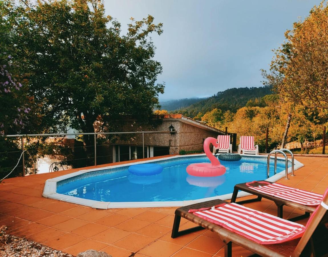 Casa Rural Area con piscina Gondomar Esterno foto